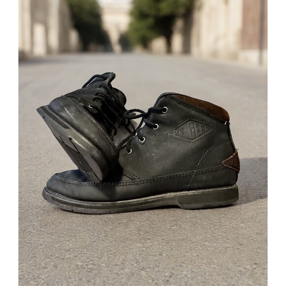 Vintage L.A. GEAR 1992 Unisex Leather Ankle Boot size 8 90’s High Top Korea - Picture 5 of 14